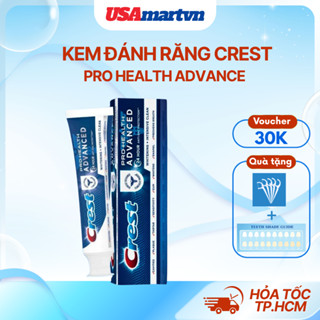 Kem đánh răng Crest 3D White Pro Health Advanced 167G làm trắng an toàn, nhanh chóng, bảo vệ men răng