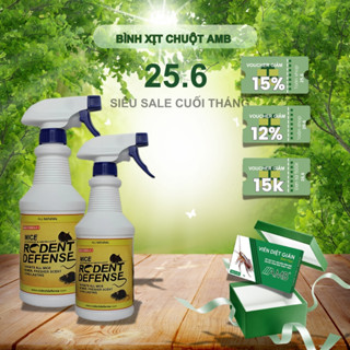 Bình xịt đuổi chuột chính hãng AMB Rodent Defense, chai xịt chống chuột nhập khẩu, chai xịt chống chuột xe hơi