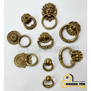 Tay nắm tủ bằng đồng tay kéo tủ quần áo núm tủ trang trí bằng đồng tân cổ điển núm cửa núm tủ tủ bếp