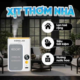 Máy Xịt Tạo Hương Thơm Phòng Vệ Sinh, Phòng Diện Tích Nhỏ (có thể bổ sung tinh dầu) Mùi Khách Sạn 5 Sao