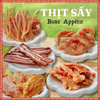 Thịt sấy khô cho chó Bone Appétit (gói 100gr) bánh thưởng dinh dưỡng cho chó