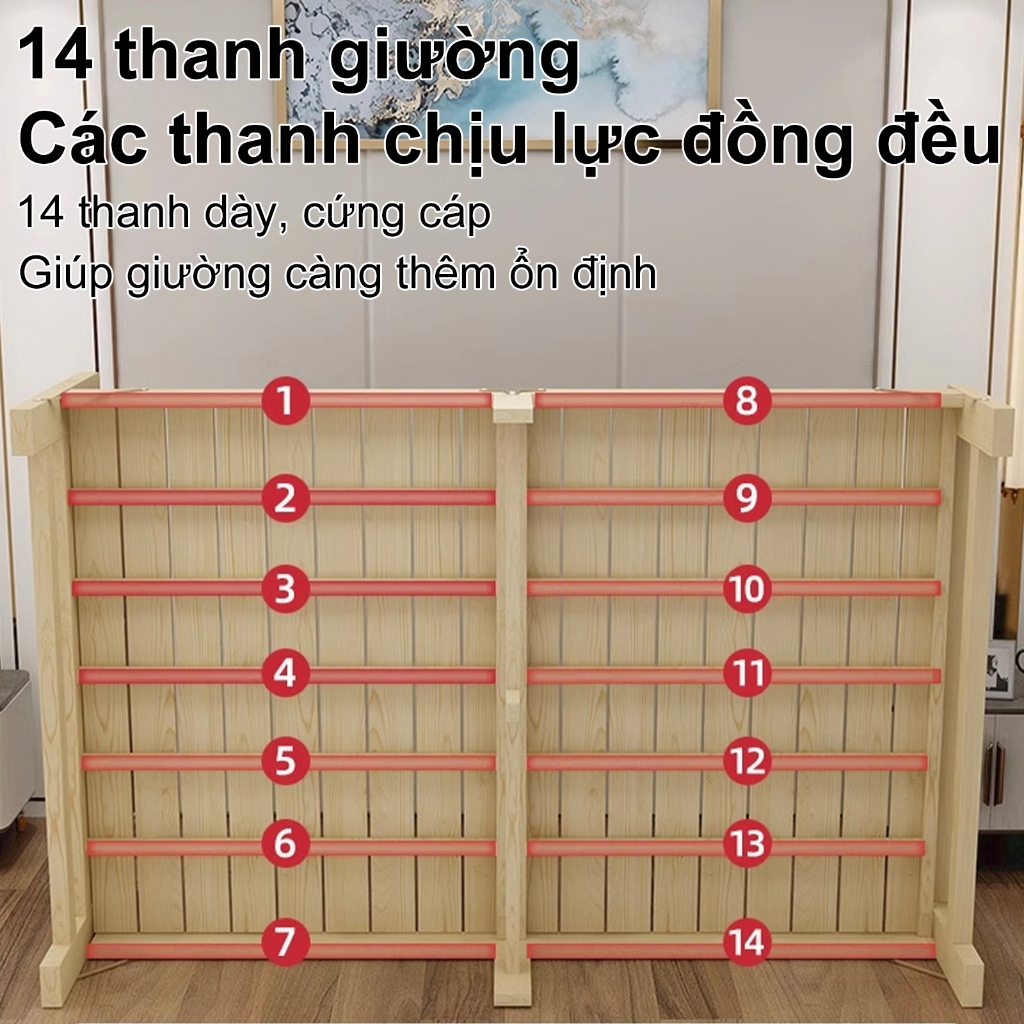XUXU 🔥Giường Gấp Gỗ Tự Nhiên Cao Cấp  Đẹp Mắt, Thoải Mái, Chịu Lực Vượt Trội | BigBuy360 - bigbuy360.vn
