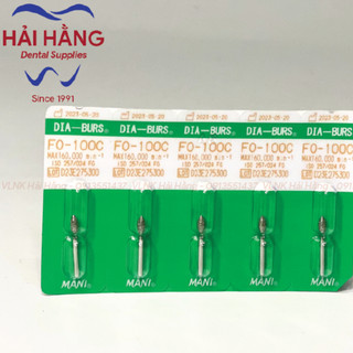 Mũi khoan Dia-Burs MANI FO - BÚP LỬA, NGỌN LỬA