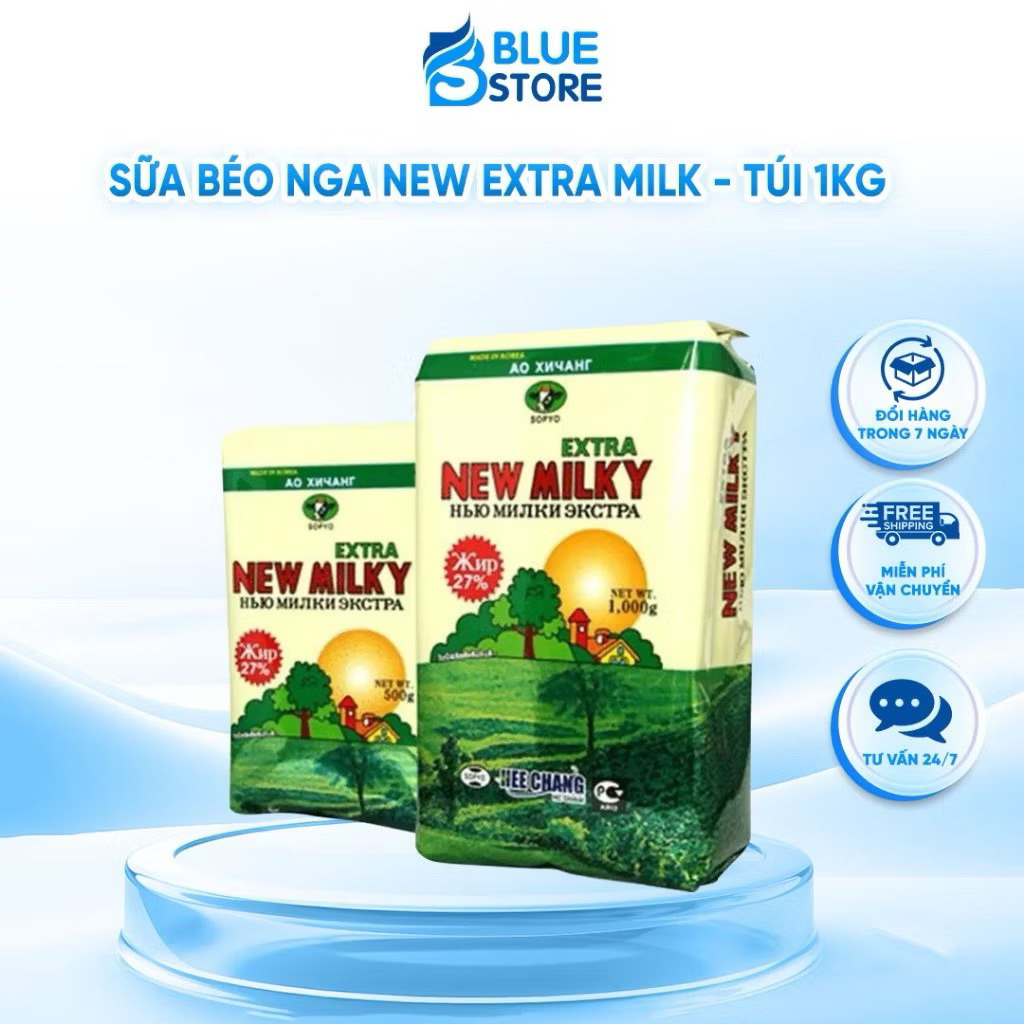 Sữa béo tăng cân Nga 1kg TĂNG CÂN AN TOÀN dùng cho trẻ e từ 4 tuổi trở lên thơm ngon dễ uống