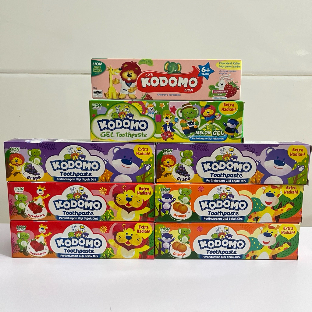 COMBO 2 CÂY KEM ĐÁNH RĂNG KODOMO CHO BÉ 45g