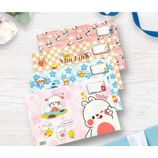  Giấy bao tập học sinh  khổ A5 cao cấp ,Kraf  20 tờ  xấp  không bao kiếng nhiều hình siêu xinh giá rẻ 
