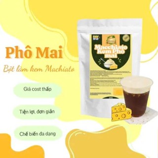 [1kg] Bột kem macchiato vị Phô Mai, cheese milk foam, nguyên liệu trà sữa Lucky VN Star