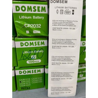 Vỉ pin Domsem 1220 CR1220 3V