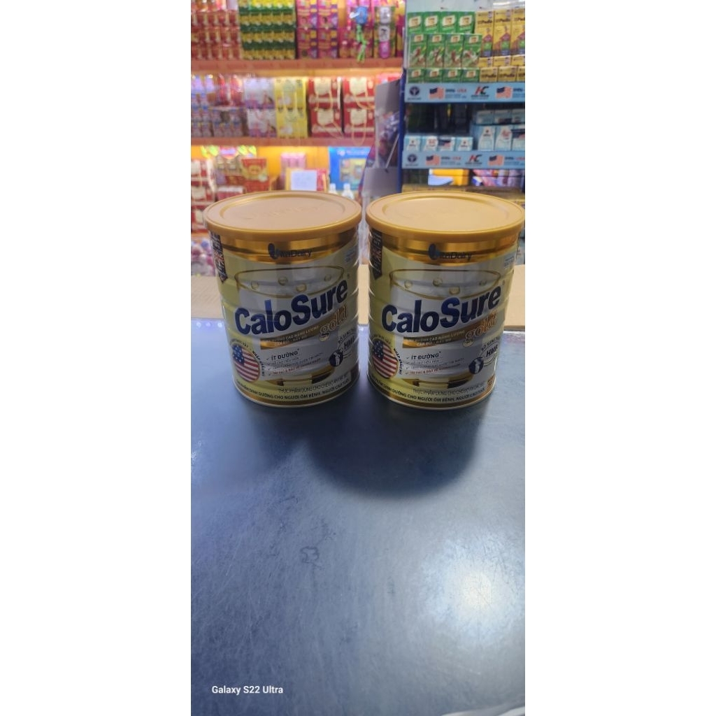 combo 2 lon 900g Sữa Calosure Gold ít đường