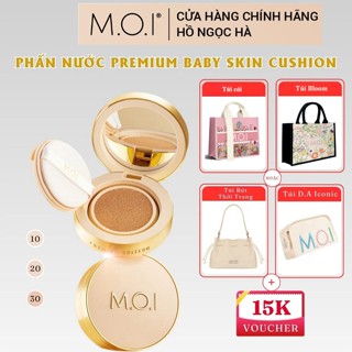 [Tặng quà] Phấn Nước Trang Điểm Cushion PREMIUM Hồ Ngọc Hà M.O.I - Kiềm Dầu Che Khuyết Điểm
