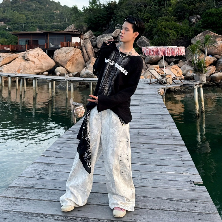 Bad Choices | Quần dài Kaki ống rộng hoạ tiết Realtree StreetStyle | BigBuy360 - bigbuy360.vn