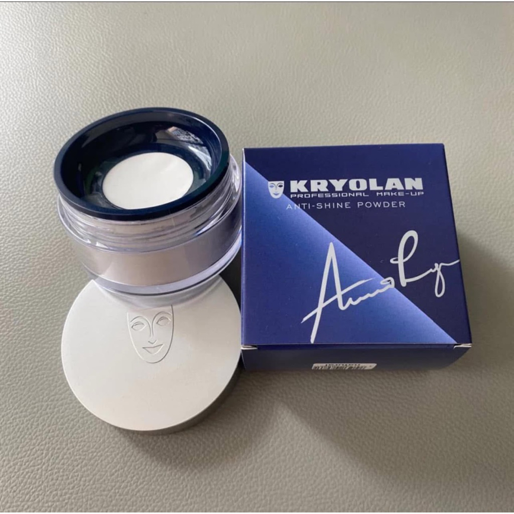 Phấn Phủ KRYOLAN Anti-Shine trong suốt Kiềm Dầu Đỉnh Cao – Lì Mịn, Không Lộ Phấn, Make Up Studio Chí