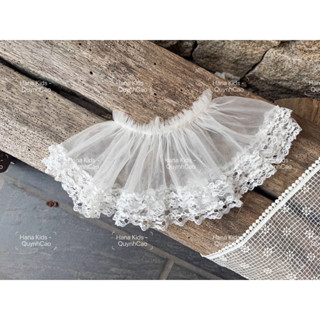 [Freesize 1-3y] Tạp dề ren Hàn Quốc phối body suit cho bé gái siêu dễ thương