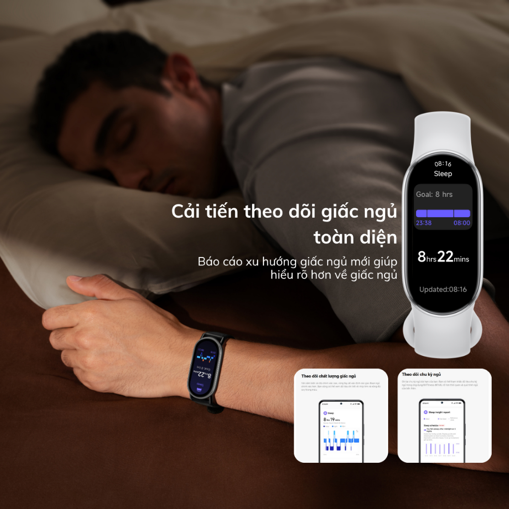 Vòng Đeo Tay Thông Minh Xiaomi Mi Band 9, Band 10 Theo Dõi Sức Khỏe, Bản Quốc Tế - Hàng Chính Hãng | BigBuy360 - bigbuy360.vn