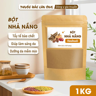 Bột dưỡng trắng da nhả nắng 1kg, bột tắm nhả nắng body, làm dịu da, tẩy tế bào chết, dưỡng da trắng sáng