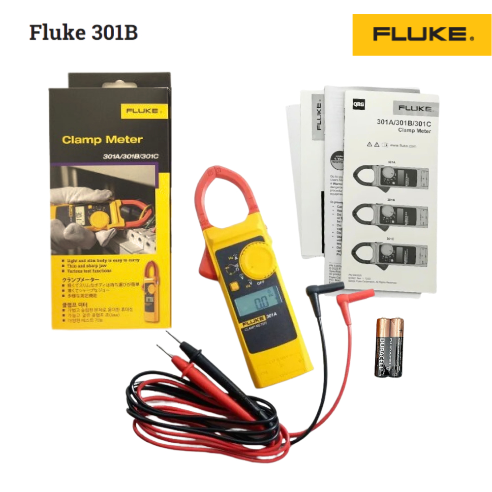 Ampe Kìm Đo Điện FLUKE 301A/B/C Cao Cấp Bền Bỉ, CHÍNH HÃNG