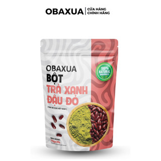 Bột Trà Xanh Đậu Đỏ OBAXUA nguyên chất - Dùng đắp mặt nạ Bóc Bã Nhờn & Dưỡng trắng