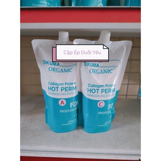 Cặp Uốn ,Ép, DUỖI DKUMA ORGANIC 1000ml
