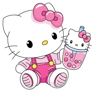  Sticker hình dán Hello Kitty size lớn A3 dễ thương cute TooYoo BK02005 
