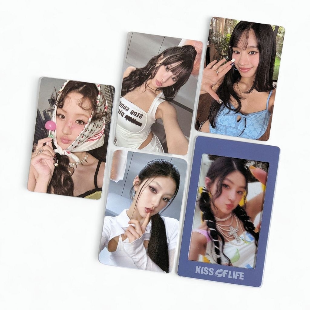 Thẻ ảnh card bo góc, pob KISS OF LIFE - Album 224