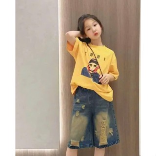 Đ&Nkids -068- SÉT ÁO PHÔNG CỘC QUẦN NGỐ BÒ BÉ GÁI CAO CẤP