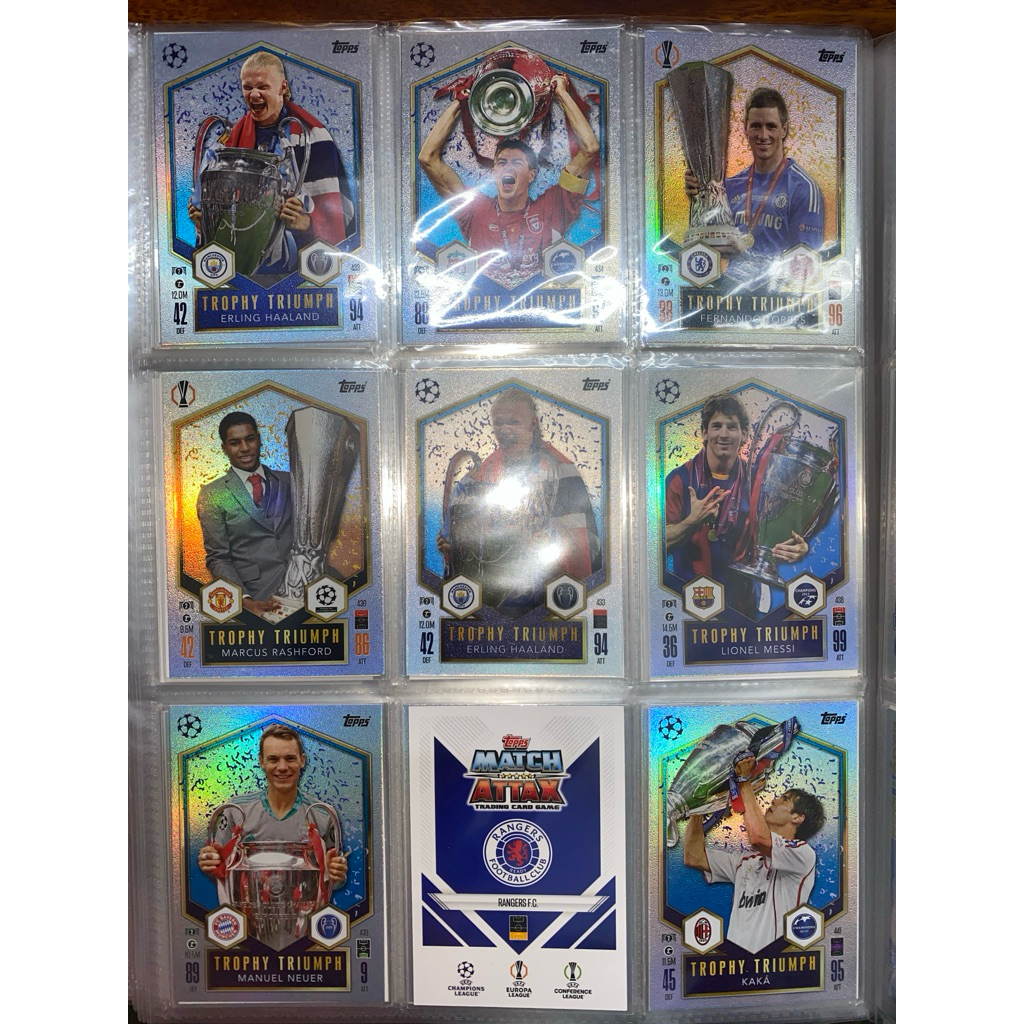 [CẬP NHẬT THƯỜNG XUYÊN] Thẻ cầu thủ Match Attax 2024/25 TROPHY TRIUMPH | Lionel Messi, Vinicius, Kak