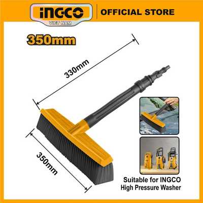 Bàn chải thẳng gắn máy xịt vệ sinh rửa xe INGCO AMHB2791 thích hợp với các model rửa xe HPWR14008, HPWR18008, HPWR20008