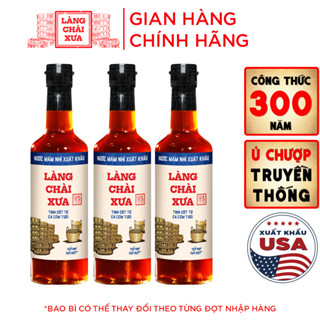 [Combo 3 chai] Nước Mắm Nhỉ Làng Chài Xưa Xuất Khẩu Nhãn Xanh Chai Thủy Tinh 500ml Vị Dịu Nhẹ Phù Hợp Với Giới Trẻ
