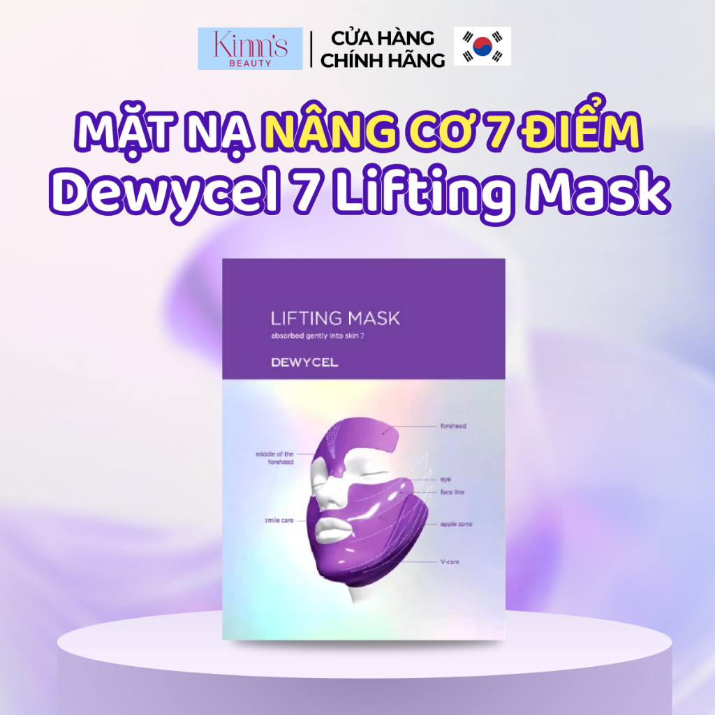 Mặt nạ nâng cơ 7 điểm Dewycel 7 Lifting Mask 16g x 4 miếng