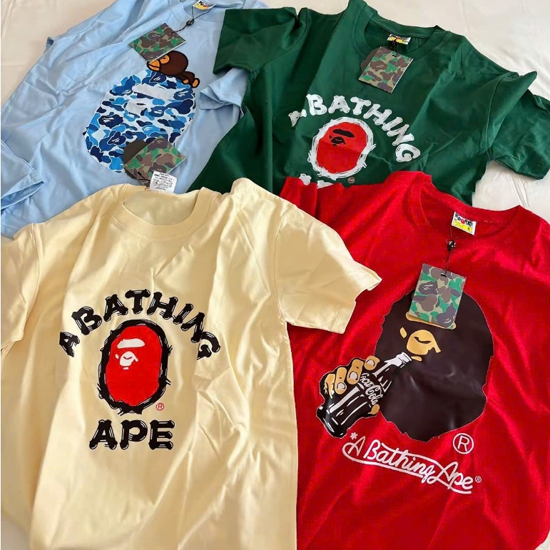 Áo Thun Bape Nhiều Mẫu, Áo Phông Bape Unisex