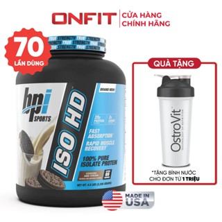  Sữa Bột BPI Sports ISO HD  2.2KG  100% Whey Isolate Tinh Khiết Bổ Sung Đạm | ONFIT 