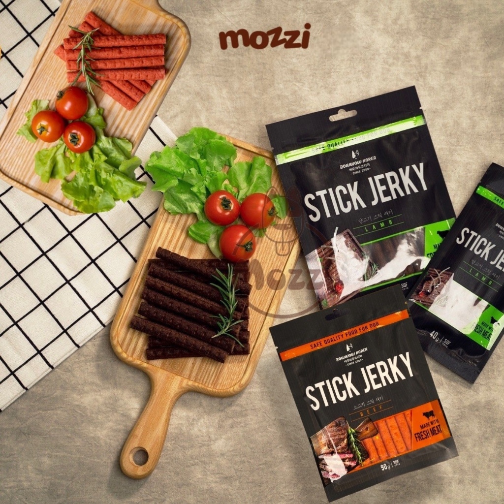 Snack cho chó Thịt Cừu Bò que Bowwow