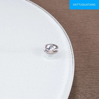 Phôi Đồng Hồ Thuỷ Tinh Tròn Đường Kính 20cm/30cm Màu Trắng