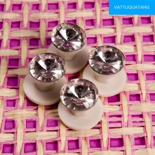 Phôi Đồng Hồ Thuỷ Tinh Tròn Đường Kính 20cm/30cm Màu Trắng