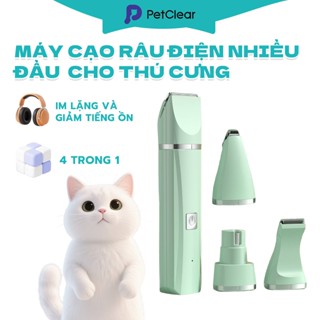 Petclear tông đơ cắt lông thú cưng, chuyên dùng cho chó mèo, tông đơ điện cắt lông chân, dụng cụ làm đẹp lông chân