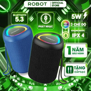 Loa Bluetooth Mini ROBOT RB120 Công Suất 5W Đèn Led RGB Hỗ Trợ Kết Nối Thẻ Nhớ Tiện Lợi Âm Bass Mạnh