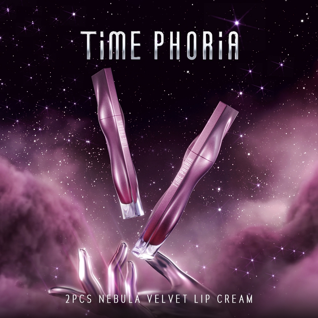 TIME PHORIA - 【2PCS discount】Nebula Velvet Lip Cream Lipmatte Lip Gloss Liptint Oil Lipstick son chí