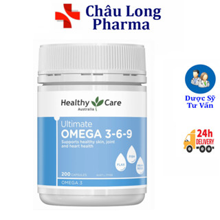 Omega 369 Healthy Care của Úc - Giúp sáng mắt , bổ sung DHA , EPA giúp phát triển trí não - 200 viên