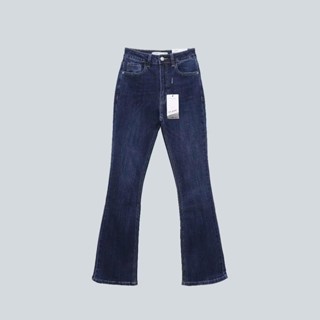  Quần jean ống loe trơn lưng cao dáng dài quá gót tôn dáng cho nàng CP39 CT JEANS 