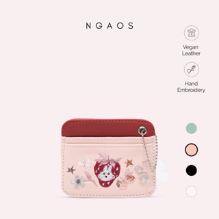 Ví Đựng Thẻ Dâu - NGAOS - Vegan Leather - Card Holder