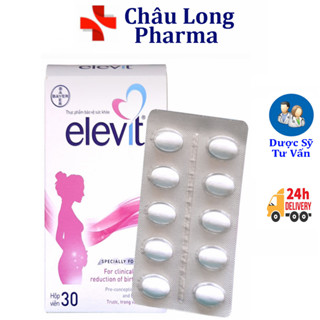 Elevit bầu - Vitamin tổng hợp cho phụ nữ chuẩn bị mang thai, đang mang thai - Hộp 30 viên