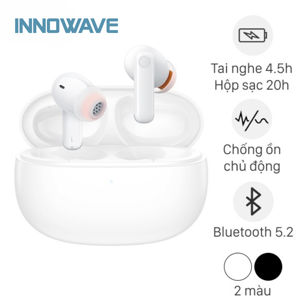 Tai nghe in-ear bluetooth chống ồn INNOWAVE WLEP1015