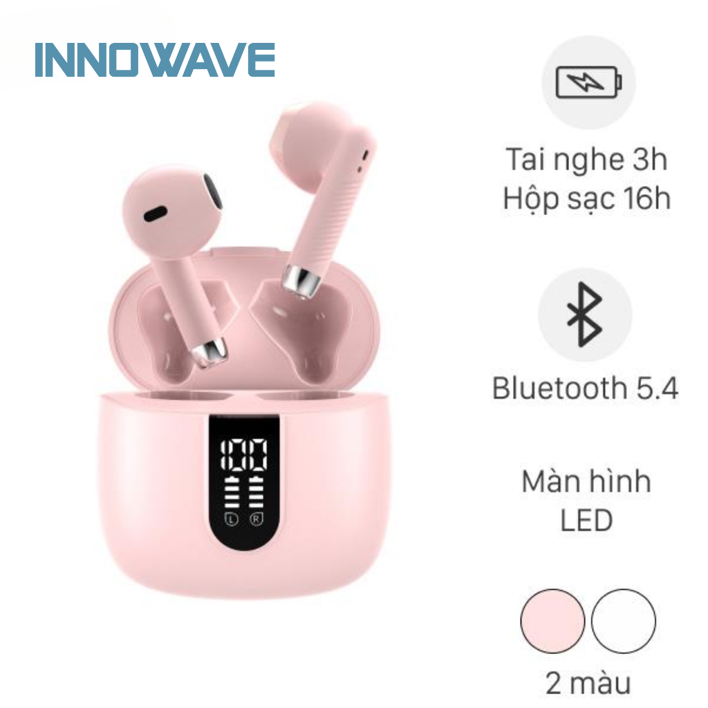 Tai nghe in-ear bluetooth màn hình LED INNOWAVE WLEP1017