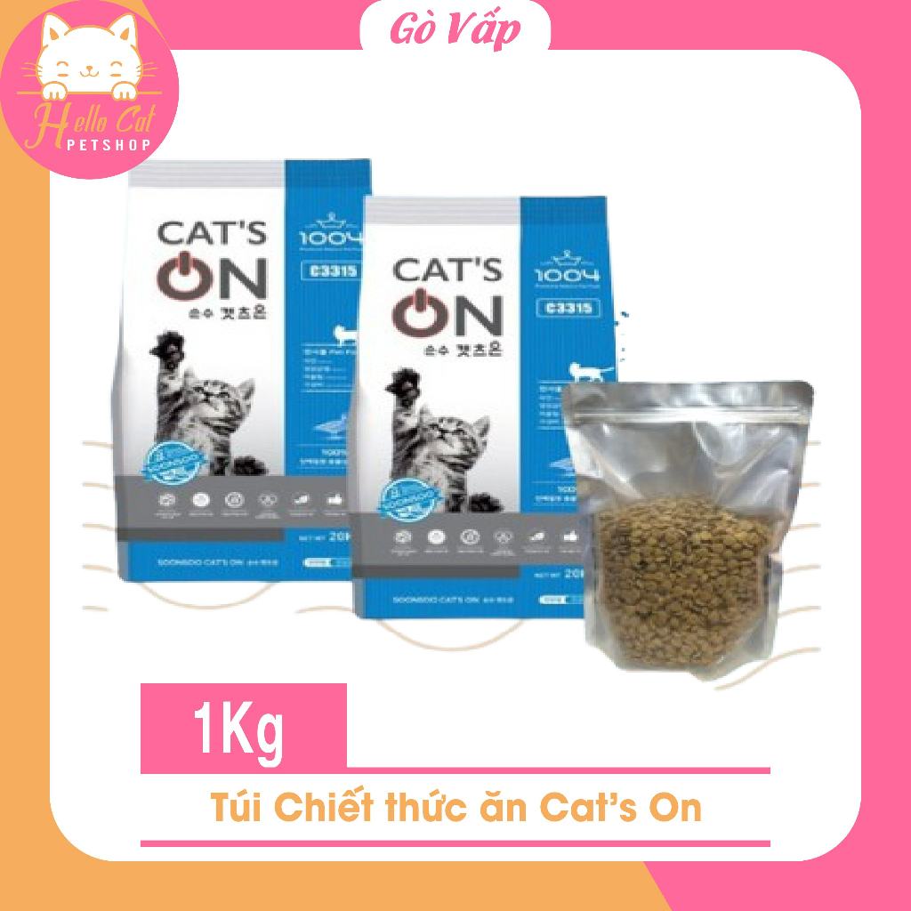 [1KG] Cat's EYE - Cat's Rang - Cat's On - Thức ăn Hạt khô cho mèo - Hello Cat HCM