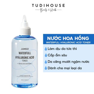 Nước hoa hồng  cấp ẩm JUMISO Waterfull Hyaluronic Acid  Toner 250ml