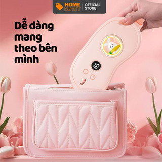 Máy massage bụng kinh chườm ấm giảm đau bụng kinh nguyệt quà tặng bạn nữ Unpublic