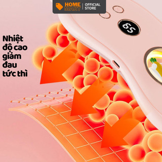 Máy massage bụng kinh chườm ấm giảm đau bụng kinh nguyệt quà tặng bạn nữ Unpublic