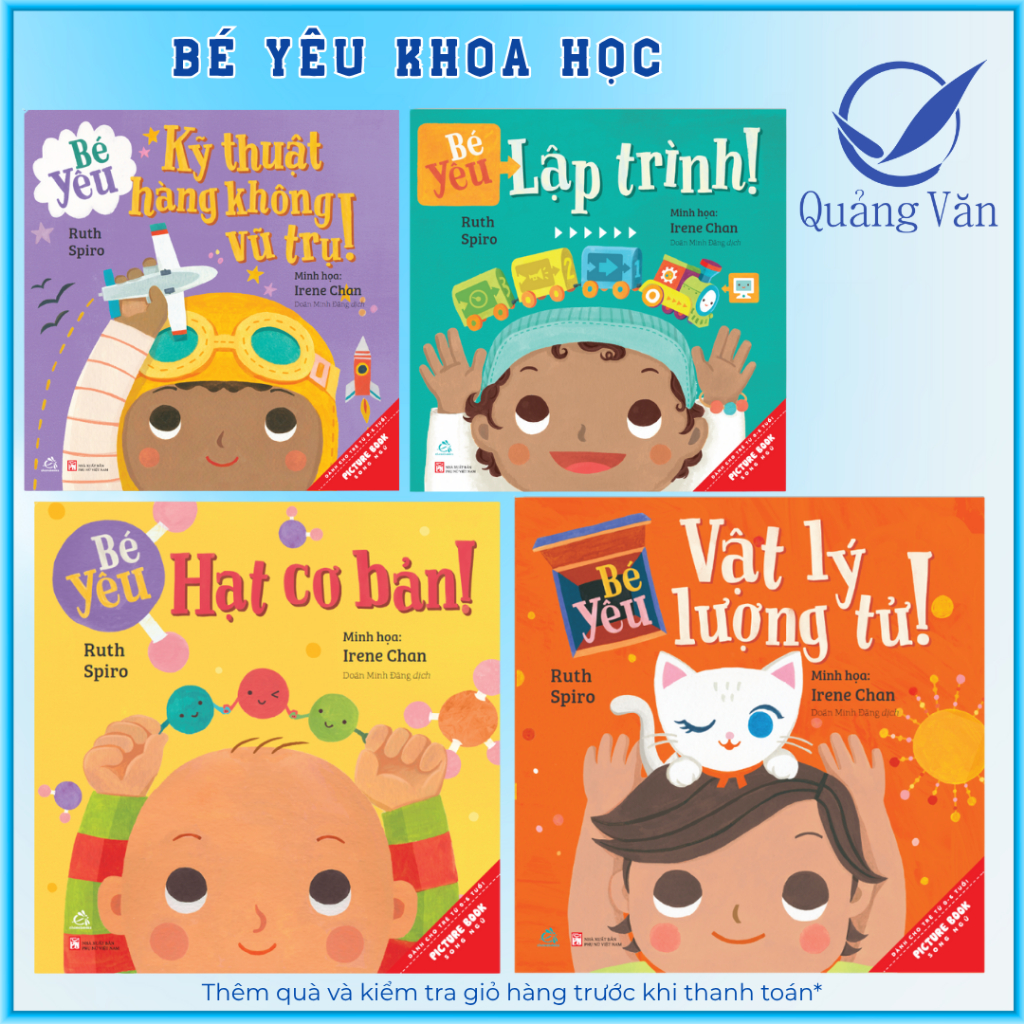 Sách Bé yêu khoa học (phần 2 - combo 4 cuốn)