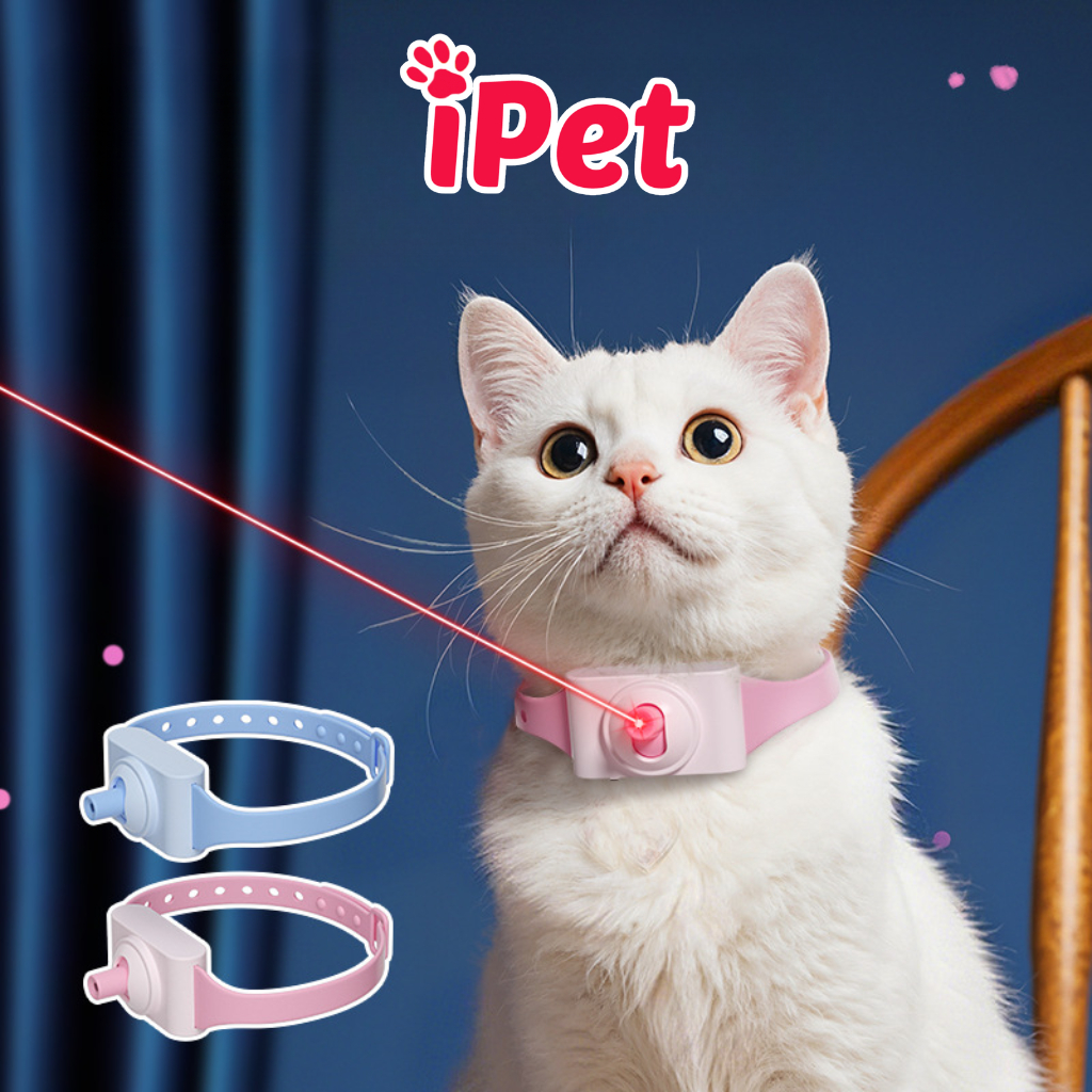 Vòng Cổ Laze Trêu Thú Cưng Chó Mèo Thông Minh - iPet Shop