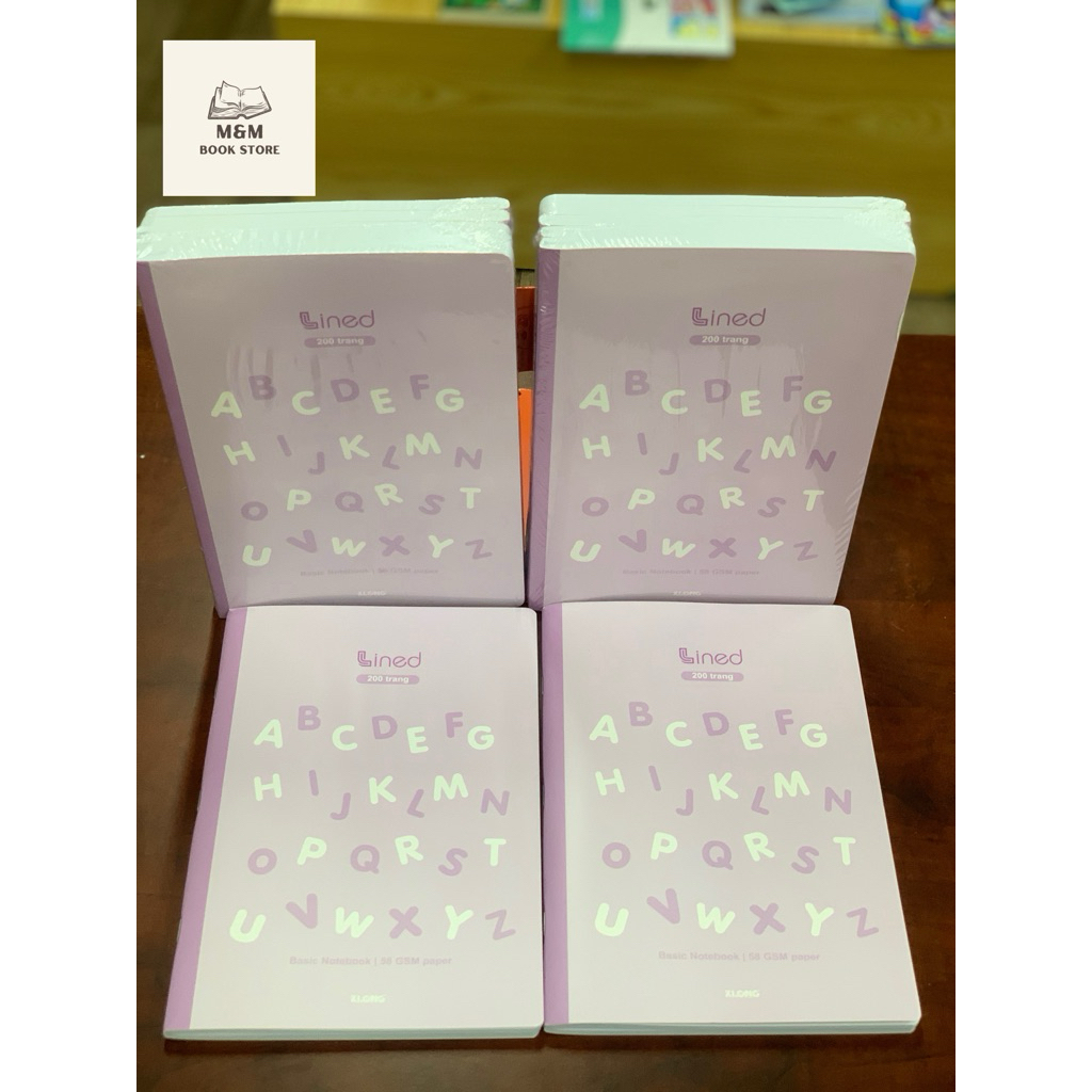 Combo 5 Cuốn Tập Vở  Sinh Viên 200 trang, M&M Book Store